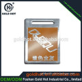 high quality elegant metallic effect metal furniture label metal badge